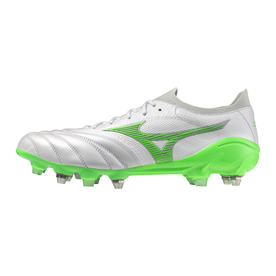 Mizuno MORELIA NEO IV BETA JAPAN MIX White/neon green/cool gray 3c